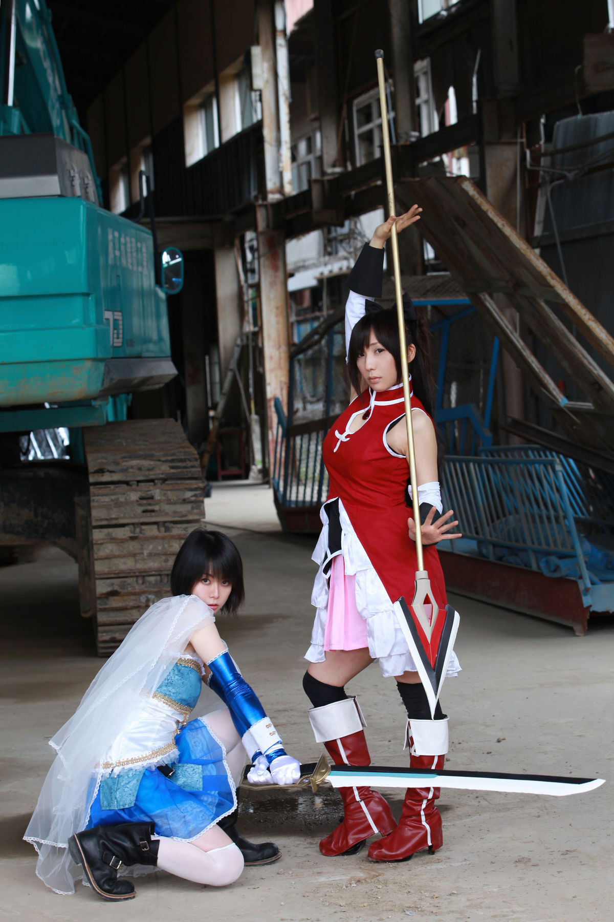 (C80) (コスプレ)   Sayaka and Kyoko  CosPlay制服诱惑套图